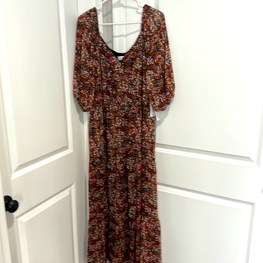 Beautiful dress. Burst 46,length 55 inch, 3/4 sleeves